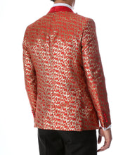 Load image into Gallery viewer, Men's Webber Red Modern Fit Shawl Collar Tuxedo Blazer - Ferrecci USA