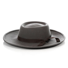 Load image into Gallery viewer, Grey Wide Brim Fedora - Earp - Ferrecci USA