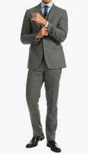 Load image into Gallery viewer, York Grey Slim Fit 3 Piece Herringbone Suit - Ferrecci USA