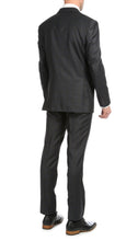 Load image into Gallery viewer, Yves Grey Plaid Check Men's Premium 2 Piece Wool Slim Fit Suit - Ferrecci USA