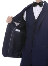 Load image into Gallery viewer, Celio Navy Slim Fit 3 Piece Tuxedo - Ferrecci USA