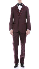 Load image into Gallery viewer, Celio Burgundy 3 Piece Slim Fit Tuxedo - Ferrecci USA