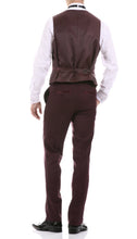 Load image into Gallery viewer, Celio Burgundy 3 Piece Slim Fit Tuxedo - Ferrecci USA