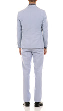 Load image into Gallery viewer, Oslo Sky Blue Slim Fit Notch Lapel 2 Piece Suit - Ferrecci USA