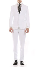Load image into Gallery viewer, Oslo White Slim Fit Notch Lapel 2 Piece Suit - Ferrecci USA