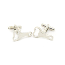 Load image into Gallery viewer, Silvertone Bottle Opener Cuff Links With Jewelry Box - Ferrecci USA 
