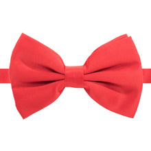 Load image into Gallery viewer, Axis Red Adjustable Satin Bowtie - Ferrecci USA 
