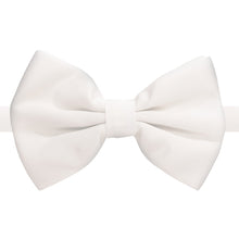 Load image into Gallery viewer, Axis White Adjustable Satin Bowtie - Ferrecci USA 
