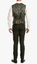 Load image into Gallery viewer, Bradford Hunter Green Slim Fit 3 Piece Tweed Suit - Ferrecci USA 
