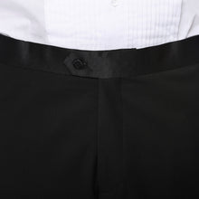 Load image into Gallery viewer, Bronson Black Slim Fit Notch Collar Lapel 2 Piece Tuxedo Suit Set - Tux Blazer Jacket and Pants - Ferrecci USA 
