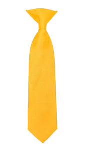 Boys 13" Premium Mango Clip On Necktie - Ferrecci USA 