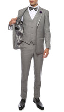 Load image into Gallery viewer, Celio Grey Slim Fit 3pc Tuxedo - Ferrecci USA 
