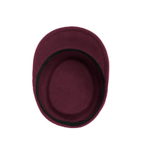Load image into Gallery viewer, Modern Conductor Train Engineer Hat - Burgundy - Ferrecci USA 
