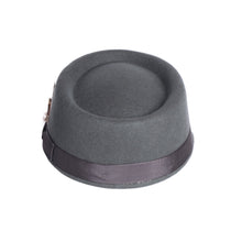 Load image into Gallery viewer, Modern Conductor Train Engineer Hat Charcoal - Ferrecci USA 
