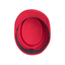 Load image into Gallery viewer, Modern Conductor Train Engineer Hat - Red - Ferrecci USA 

