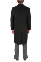 Load image into Gallery viewer, Creed Men&#39;s Wool Black Tone Stripe Top Coat - Ferrecci USA 
