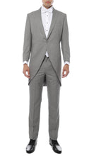 Load image into Gallery viewer, Mens Grey Cutaway Regular Fit 2 Piece Tuxedo Suit - Ferrecci USA 
