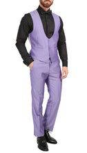 Load image into Gallery viewer, Mens Daxson Ultra Violet Slim Fit Shawl Collar 3pc Tuxedo - Ferrecci USA 
