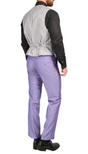 Load image into Gallery viewer, Mens Daxson Ultra Violet Slim Fit Shawl Collar 3pc Tuxedo - Ferrecci USA 
