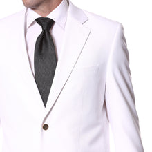 Load image into Gallery viewer, White Gold Button Regular Fit Blazer - Ferrecci USA 
