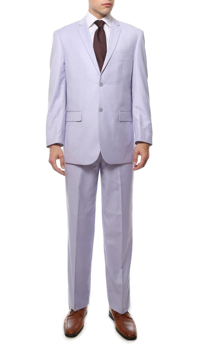 Premium FE28001 Lilac Regular Fit Suit - Ferrecci USA 