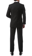 Load image into Gallery viewer, Mens 2 Button Black Regular Fit Suit - Ferrecci USA 
