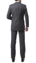 Load image into Gallery viewer, Premium FNL22R Mens 2 Button Regular Fit Heather Grey Suit - Ferrecci USA 

