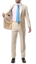 Load image into Gallery viewer, Premium FNL22R Mens 2 Button Regular Fit Tan Suit - Ferrecci USA 

