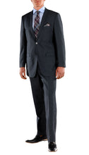 Load image into Gallery viewer, Navy Blue Regular Fit Suit - 2PC - FORD - Ferrecci USA 
