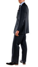 Load image into Gallery viewer, Navy Blue Regular Fit Suit - 2PC - FORD - Ferrecci USA 
