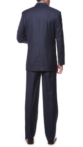 FS23 Navy Regular Fit 2pc 3 Button Suit - Ferrecci USA 