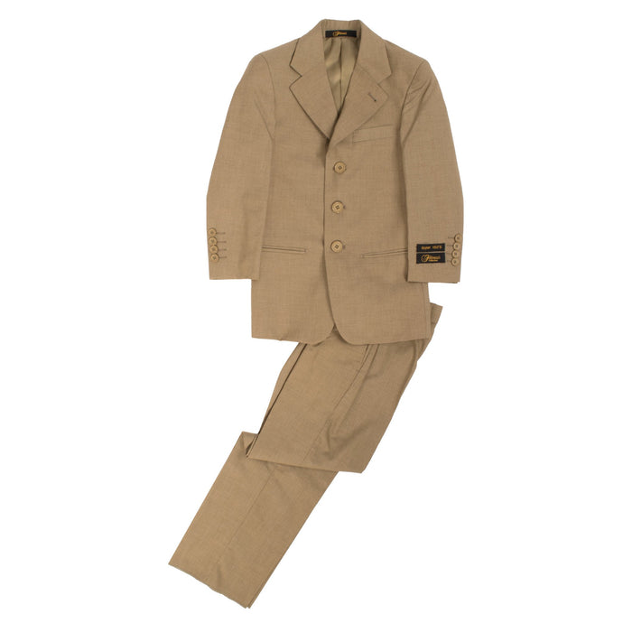 Boys Premium Sand 2 Piece Suit - Ferrecci USA 