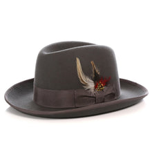 Load image into Gallery viewer, Ferrecci Premium Charcoal Godfather Hat - Ferrecci USA 
