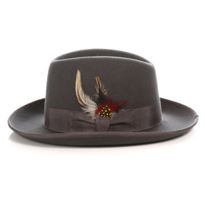 Ferrecci Premium Charcoal Godfather Hat - Ferrecci USA 