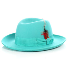 Load image into Gallery viewer, Ferrecci Premium Emerald Godfather Hat - Ferrecci USA 
