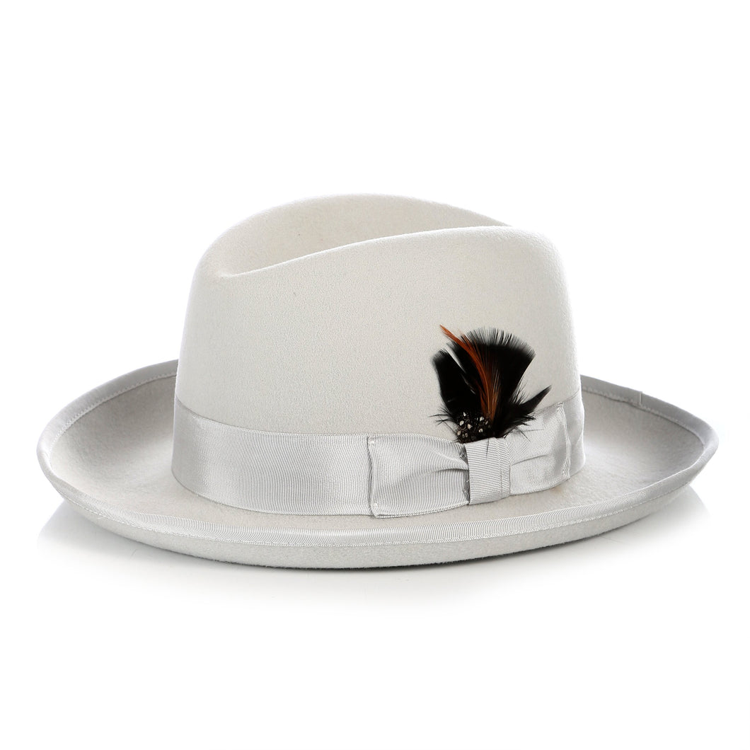 Ferrecci Premium Light Grey Godfather Hat - Ferrecci USA 