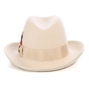 Ferrecci Premium Off-White Godfather Hat - Ferrecci USA 