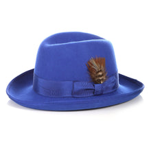 Load image into Gallery viewer, Ferrecci Premium Royal Blue Godfather Hat - Ferrecci USA 
