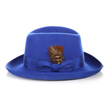 Load image into Gallery viewer, Ferrecci Premium Royal Blue Godfather Hat - Ferrecci USA 
