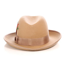 Load image into Gallery viewer, Ferrecci Premium Tan Godfather Hat - Ferrecci USA 
