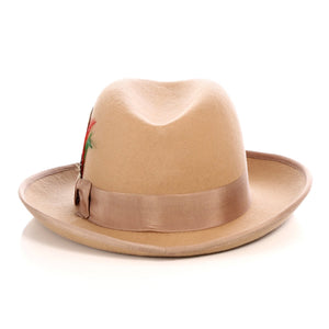 Ferrecci Premium Tan Godfather Hat - Ferrecci USA 