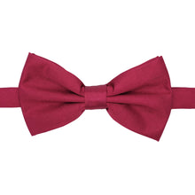 Load image into Gallery viewer, Gia Burgundy Satine Adjustable Bowtie - Ferrecci USA 
