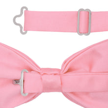 Load image into Gallery viewer, Gia Pink Satine Adjustable Bowtie - Ferrecci USA 
