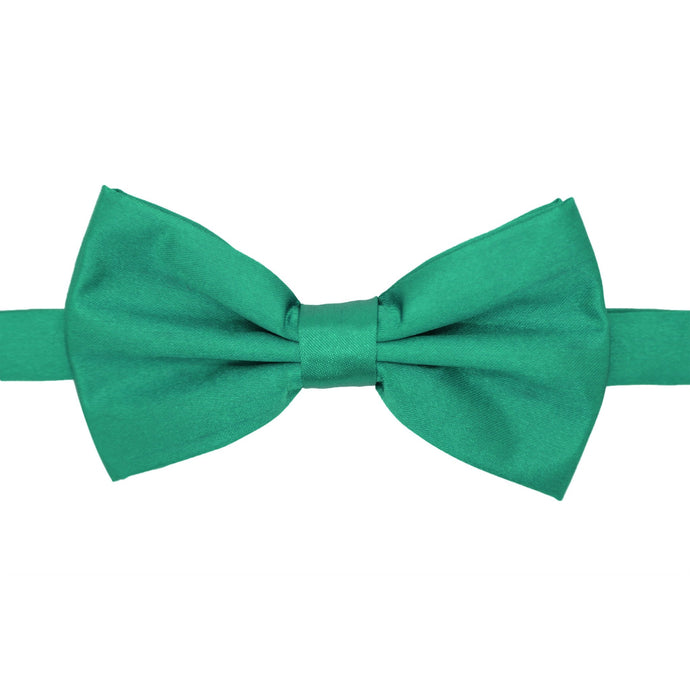 Gia Teal Satine Adjustable Bowtie - Ferrecci USA 