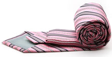 Load image into Gallery viewer, Premium Ziggy Striped Ties - Ferrecci USA 
