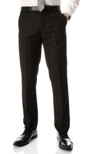 Load image into Gallery viewer, Ferrecci Men&#39;s Halo Black Slim Fit Flat-Front Dress Pants - Ferrecci USA 
