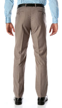 Load image into Gallery viewer, Ferrecci Men&#39;s Halo Taupe Slim Fit Flat-Front Dress Pants - Ferrecci USA 
