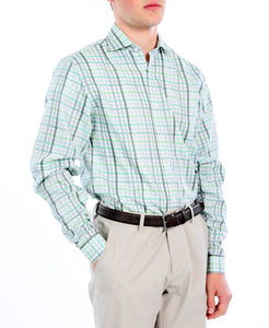 The Harlow Slim Fit Cotton Dress Shirt - Ferrecci USA 