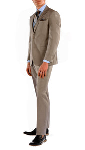 Hart Brown Slim Fit 2 Piece Suit - Ferrecci USA 