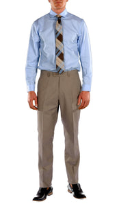 Hart Brown Slim Fit 2 Piece Suit - Ferrecci USA 